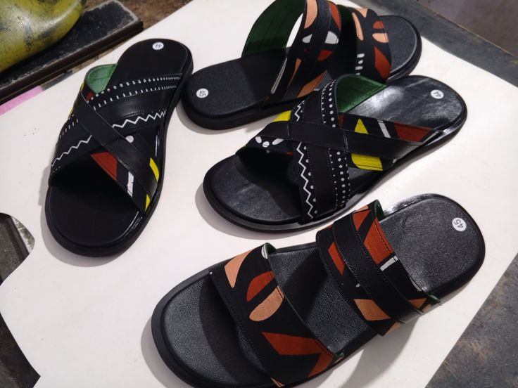 Adire Wrap Sandal